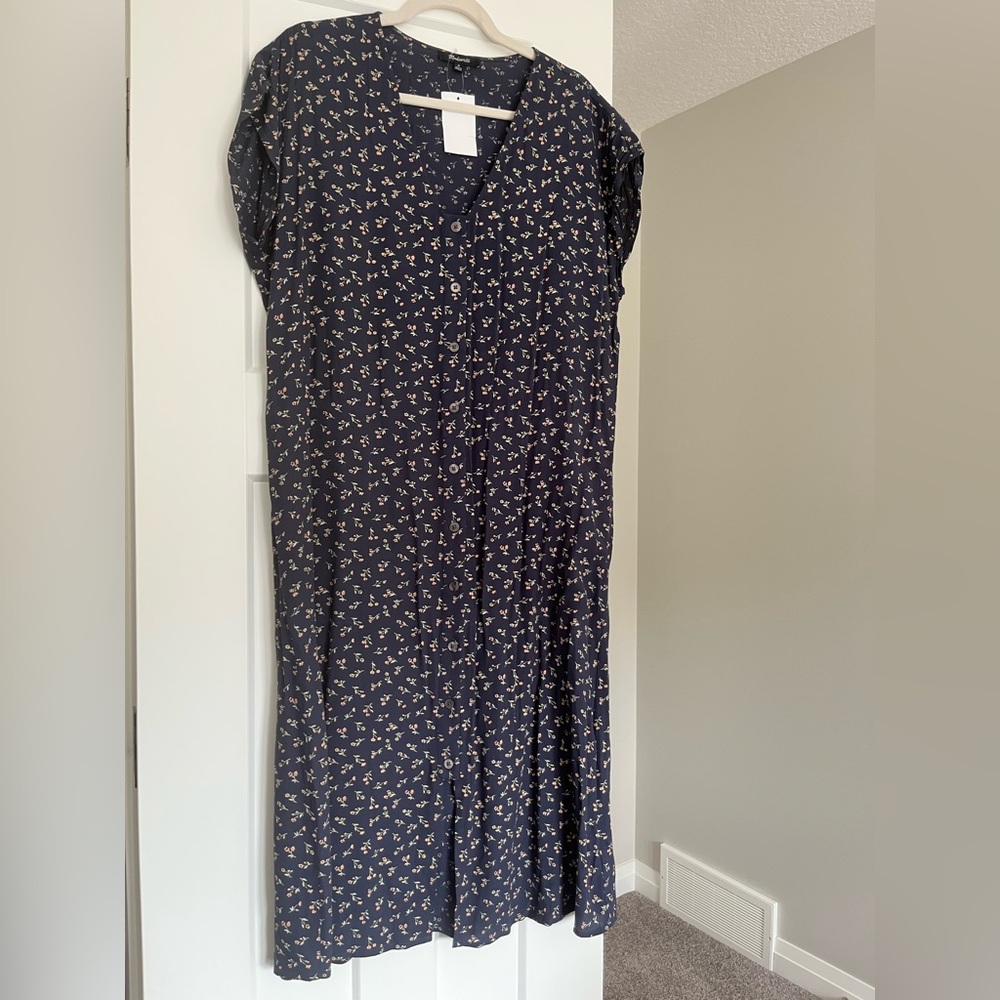 Madewell Floral Print Dress
